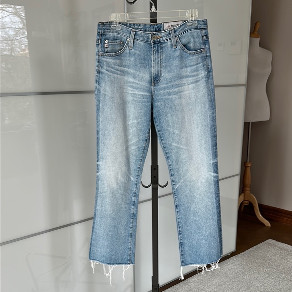 AG Jodi Women’s Crop Jeans, size 27, light blue wash